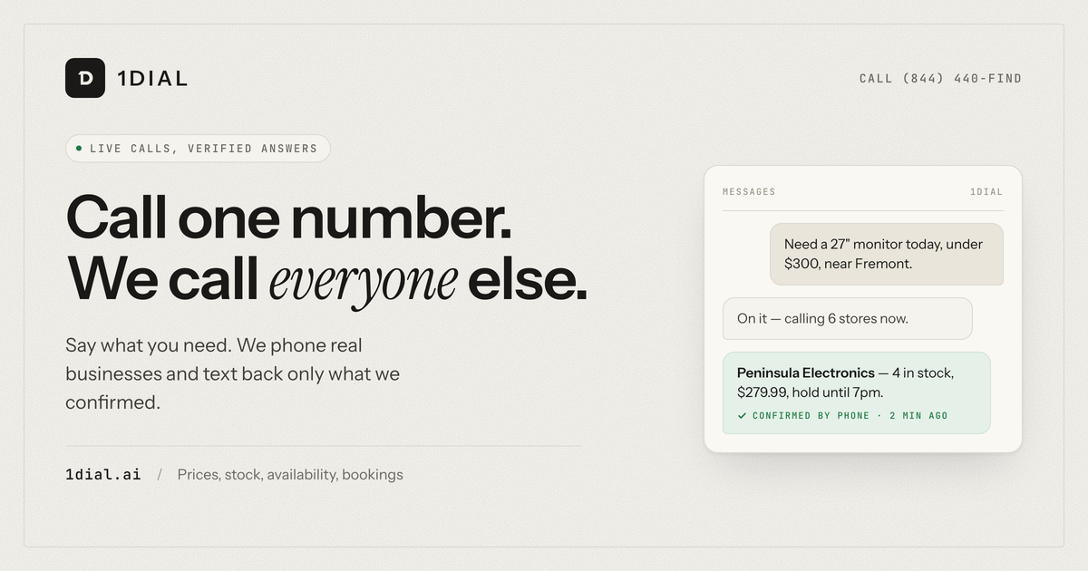 Tired of calling 10 people to get one thing done logo